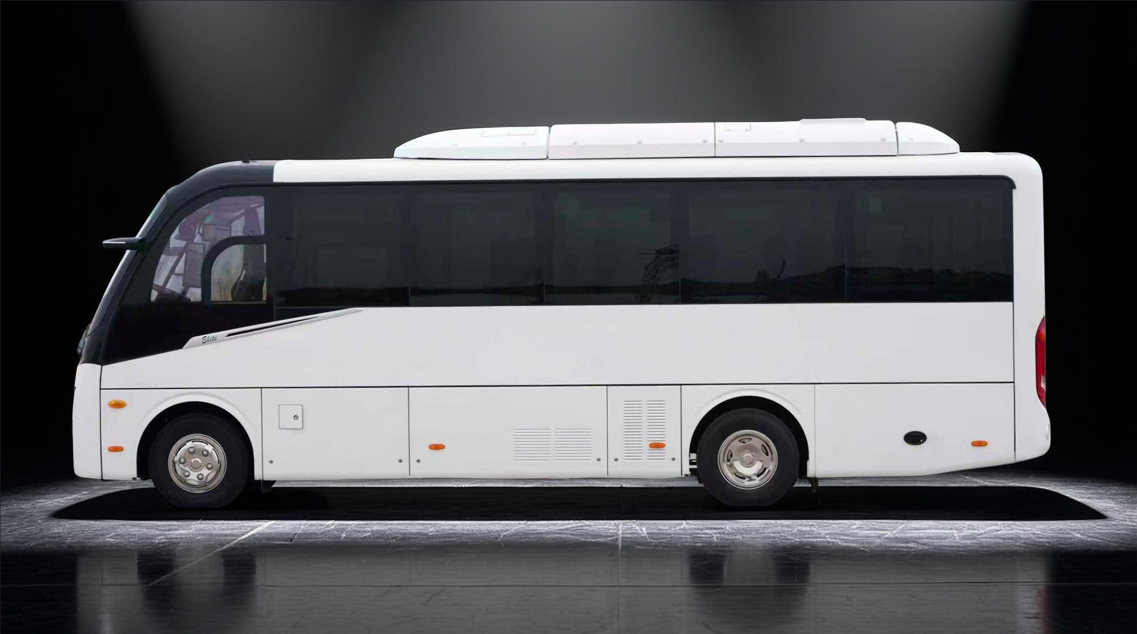 lateral del kinwin elite microbus electrico de 28 plazas