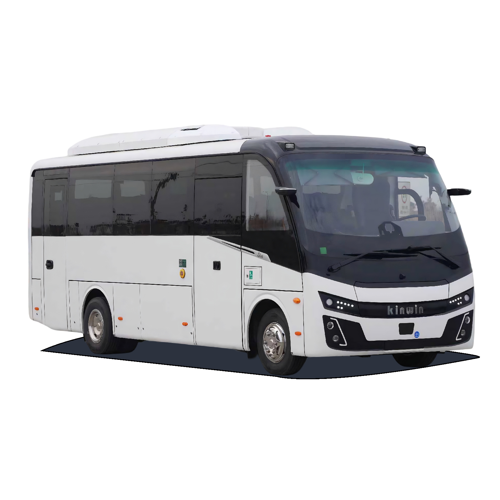 lateral del midibus 100% eléctrico Kinwin Elite