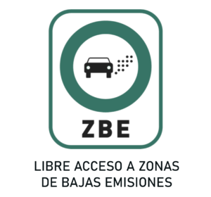 letrero de zona de bajas emisiones