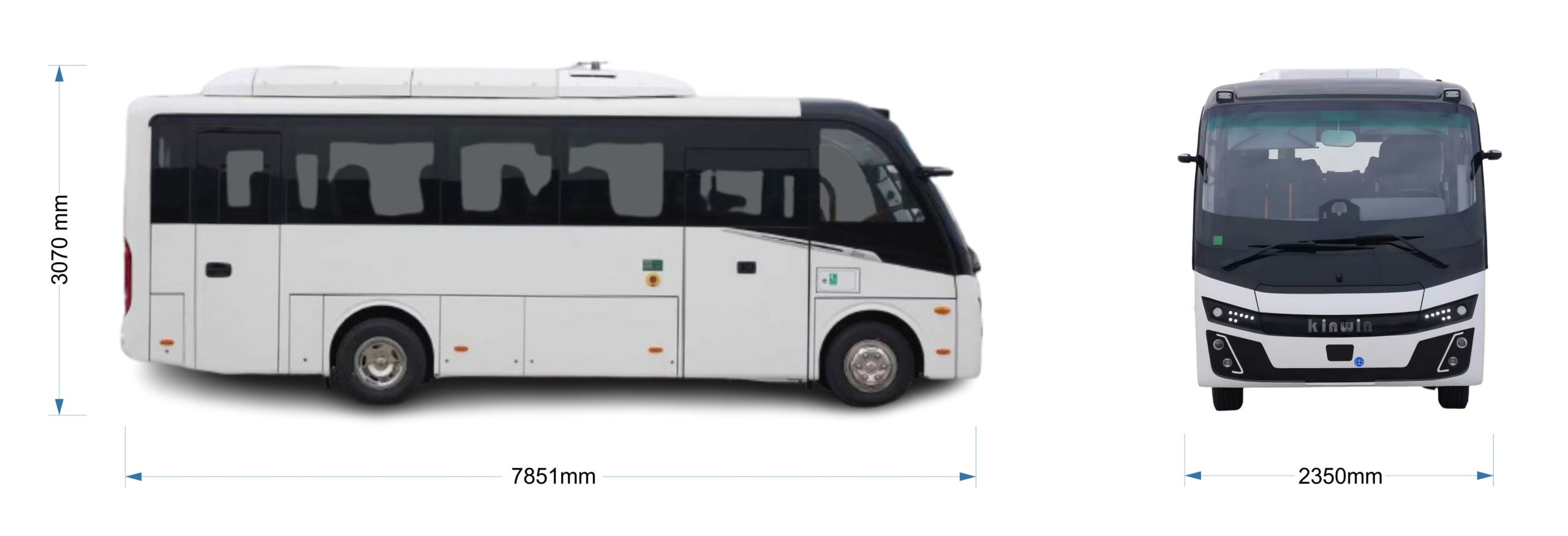 Kinwin Romenia dimensiones kinwin elite minibus electrico - KINWIN | Diseñado para la ...